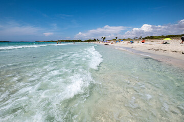 Es Caragol beach, Ses Salines, Mallorca, Balearic Islands, Spain