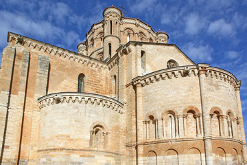Fototapeta na wymiar Collegiate Church of Santa Maria in Toro, Spain 