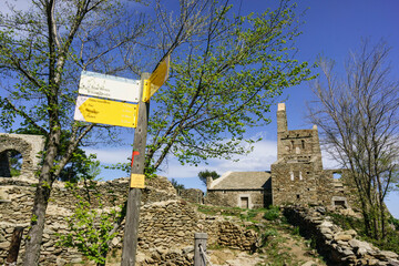 iglesia de Santa Elena, pueblo de Santa Creu, Parque Natural del cabo de Creus, Girona, Catalunya, Spain