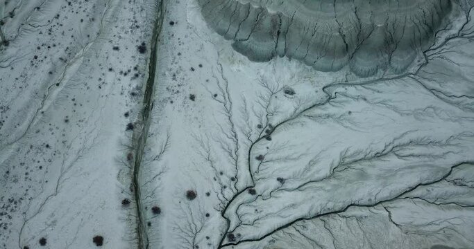 Clay Hills View in Nallihan. They Are Hills Created By The Wear Of Clay Layers With Different Resistance. Nallihan is a district of Ankara Province.        