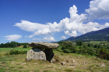 dolmen de La Borda, también llamadosPasquerets, Eyne ,departamento francés de Pirineos Orientales,  Capcir, Francia