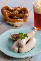 bavarian white sausages