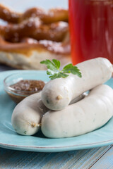 bavarian white sausages