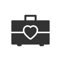 Weeding Briefcase Icon - Honeymoon Briefcase Icon