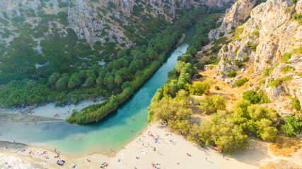 amazing beaches of Greece series -preveli (Crete)