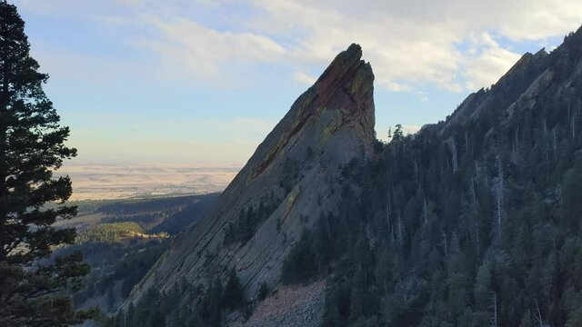 The Flatirons Rock Formations Boulder Colorado USA Sunset