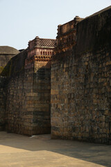 View of Palakkad fort that was captured by Hyder Ali, in 1766 AD, from the entrance.