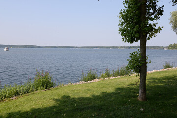 Ufer des Müritzsees in Waren an der Müritz
