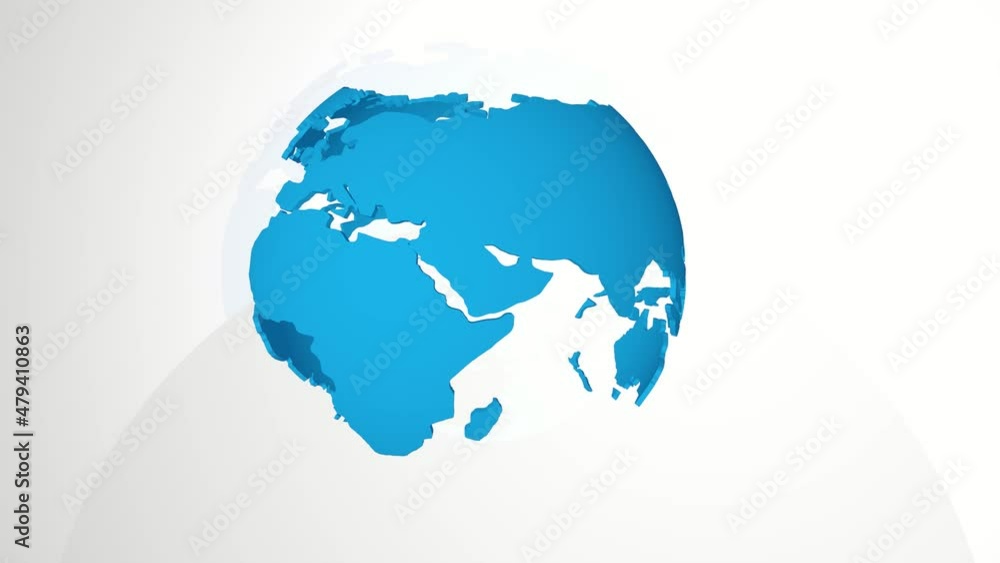 Poster digitalization concept global technology. 3d earth digital connected network background. worldwide b