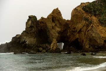 Foggy Big Sur California Pacific Ocean