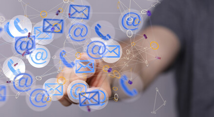 Email Mail Communication Online Chat Business Internet Technology Network Concept