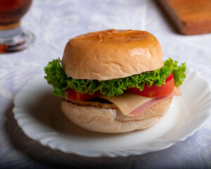 sandwich with ham