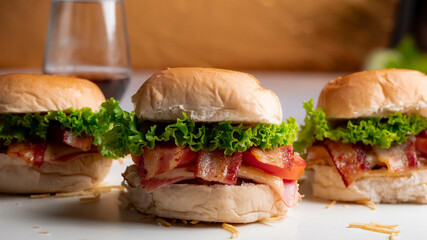 bacon lettuce and tomato sandwich