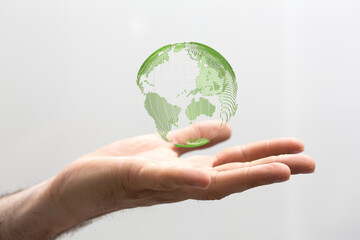 Renewable energy concept Earth Day or environment protection