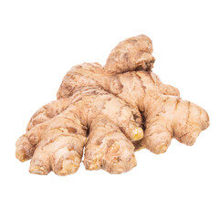 ginger root isolated on white background