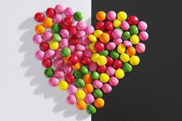Colorful sweet candy