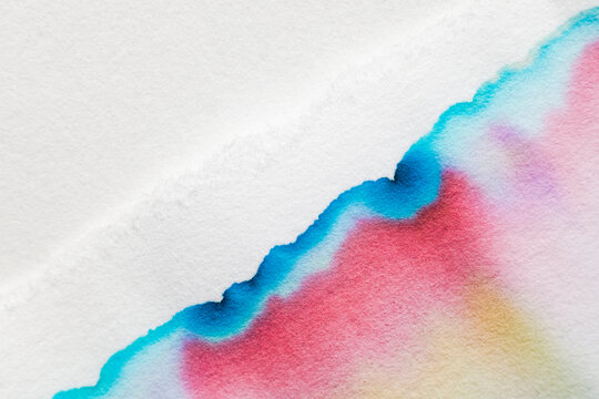 Aesthetic abstract chromatography background in colorful tone Stock Photo