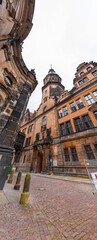 Naklejka premium Exterior view of the Residenzschloss in the old town of Dresden, Germany
