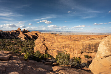 View of Fins From Devils Garden Trail In Arches