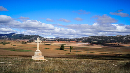 The landscape of Aragon, Spain