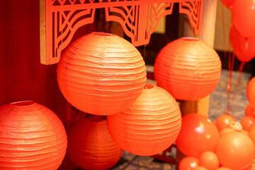 Chinese lanterns during new year festival
