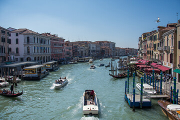 Fototapeta na wymiar Venice ,Italy, grand canal, Rialto bridge ,2019,Rialto's Bridge 