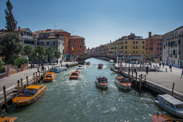 Fototapeta na wymiar Venice, Italy, Grand CANAL in ,2019