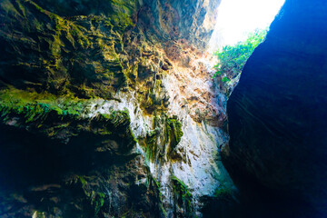 Dikteo Andro Cave also known as birth place of Zeus in Crete, Greece.