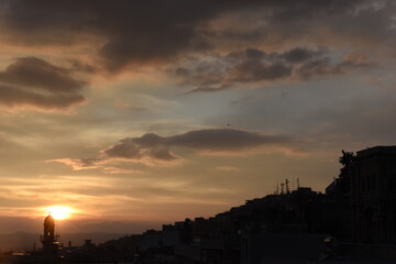sunset in the Mardin City