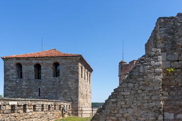 Obraz premium Baba Vida Fortress at the coast of Danube river in town of Vidin, Bulgaria