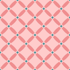 Vector seamless geometric pattern. Simple design for textile, wallpaper, wrapping paper.