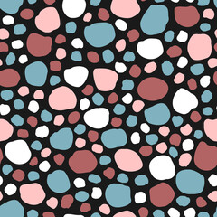 Vector seamless abstract pattern, hand drawn. Cute design for textile, wallpaper, wrapping paper.