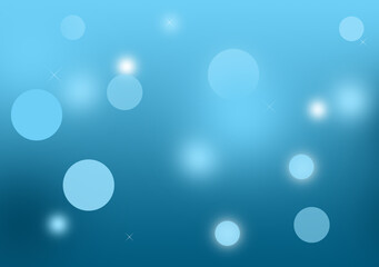 Christmas lights or blurred city lights background in mostly blue