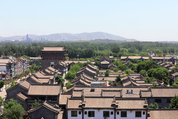 Obraz premium Chinese traditional residential architecture, North China