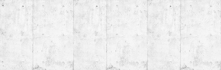 Panorama of White grey concrete texture, Rough cement stone wall, Surface of old and dirty outdoor building wall, Abstract nature seamless background
