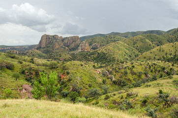 Fototapeta na wymiar Ruby Road scenery near Nogales, AZ