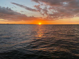 Obraz premium Punta Rassa Sunset Reflections 