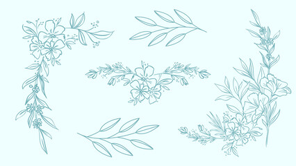 Illustration vector graphic of leaves fit for background and decoration