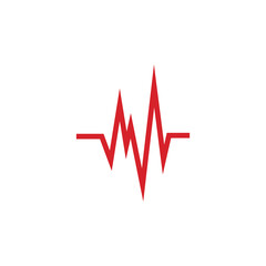 Sound waves vector illustration design