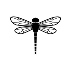 Dragonfly icon design template vector isolated
