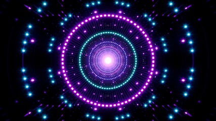 Glittering Disco Party VJ Light Effect Background