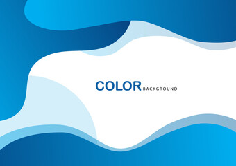 Blue fluid wave. Duotone geometric compositions with gradient 3d flow shape. Innovation modern background design for cover, landing page.