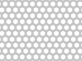 Fototapeta premium 子持ち亀甲 シームレスな和柄の背景のベクターイラスト