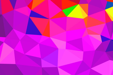 Obraz premium Abstract triangulation geometric purple background