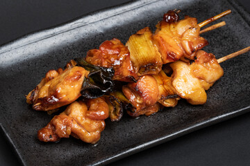 Grilled chicken on a skewer 