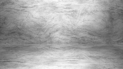 Concrete wall white grey color for background. Old grunge textures with scratches and cracks. White painted cement wall texture.