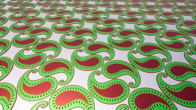 Vintage metal pattern Retro background Abstract minimal animation 4k