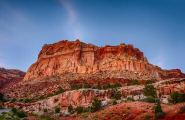 Fototapeta na wymiar Beautiful rock formations in Arizona, US