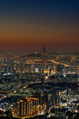 Naklejka premium night view