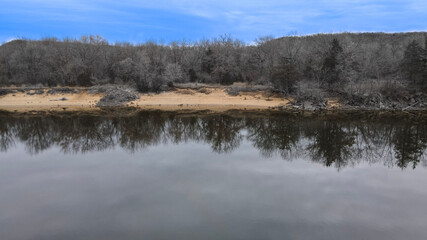 reflections in the water